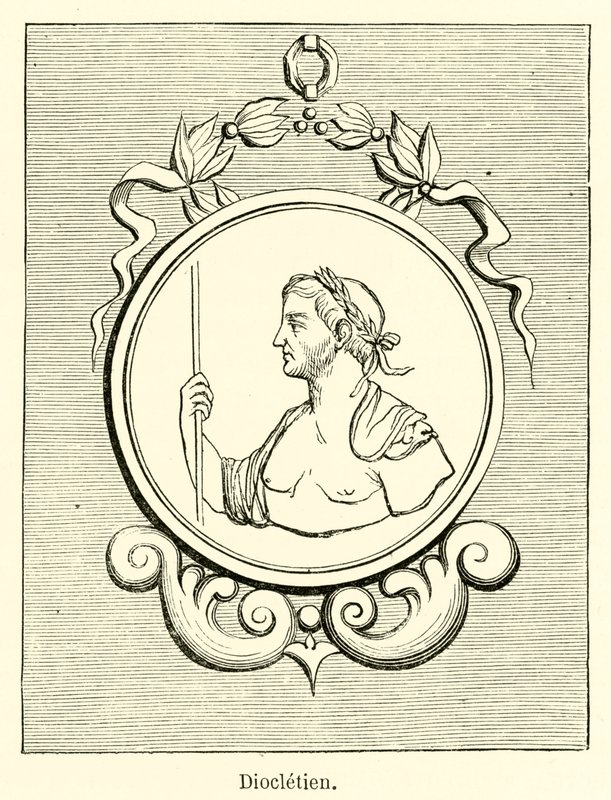 Diocletian by French School