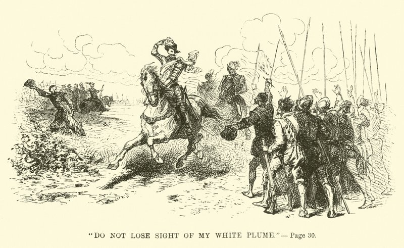 Do Not Lose Sight of My White Plume by French School