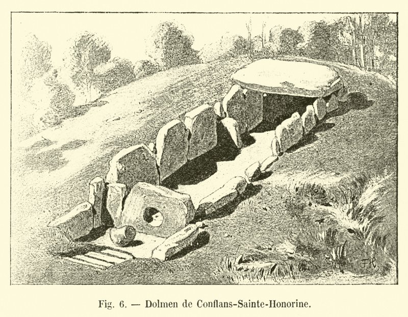 Dolmen of Conflans-Sainte-Honorine by French School