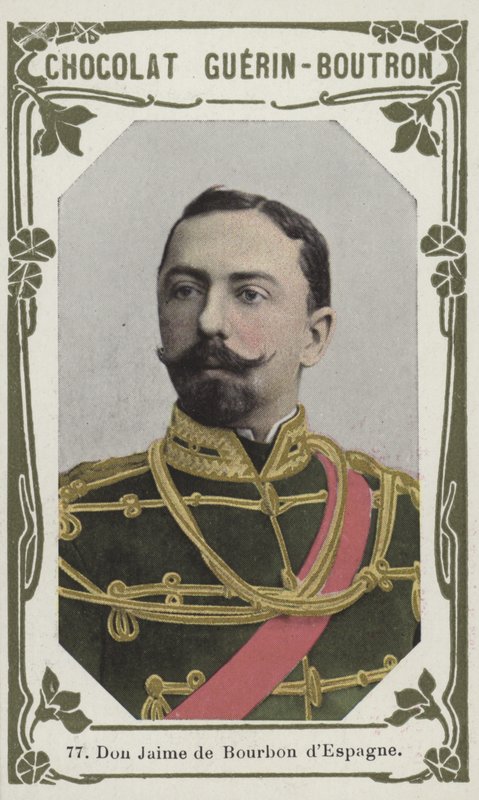Don Jaime de Bourbon of Spain by French School