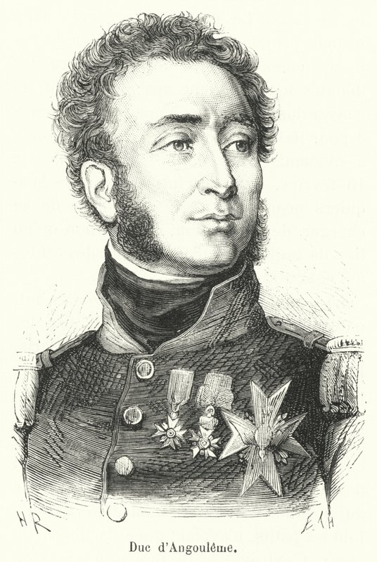 Duke of Angoulême (engraving) by French School