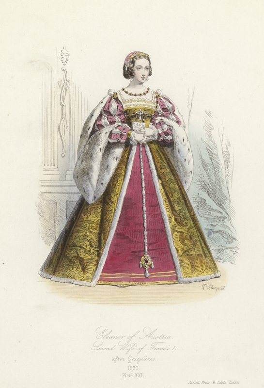 Eleanor of Austria, second wife of Francis I of France by French School