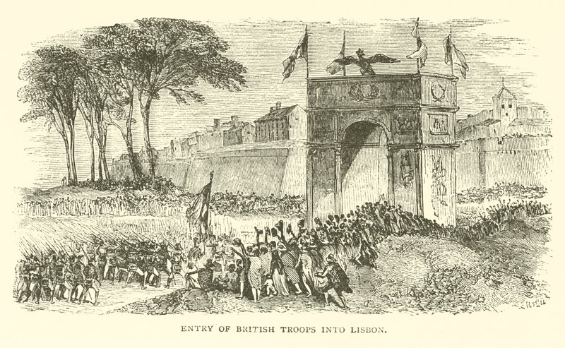Entry of British Troops into Lisbon by French School
