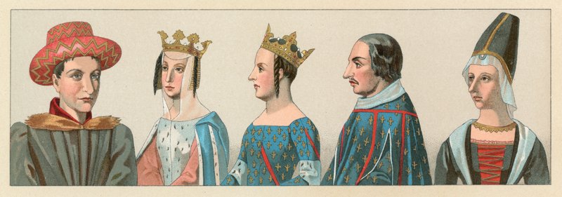 Europe Middle Ages Costume by French School