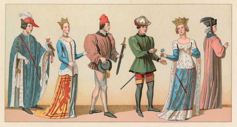 Europe Middle Ages Costume by French School