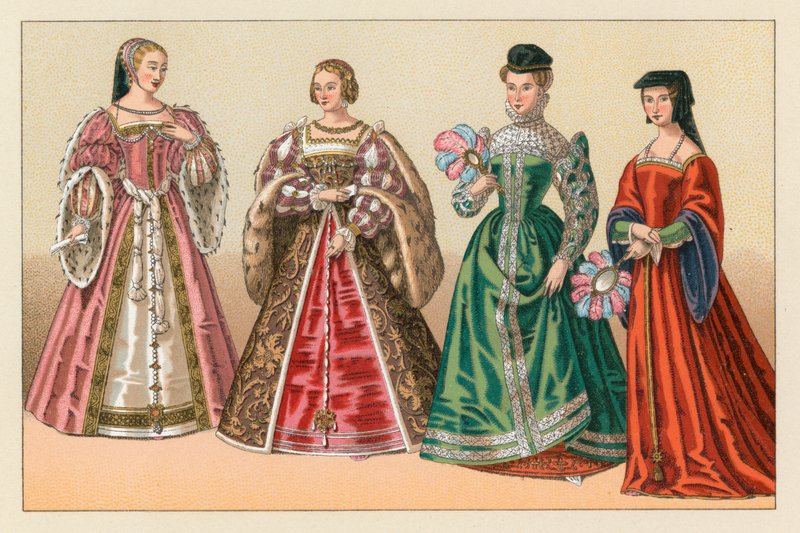 Europe XVIth Cent Costume by French School