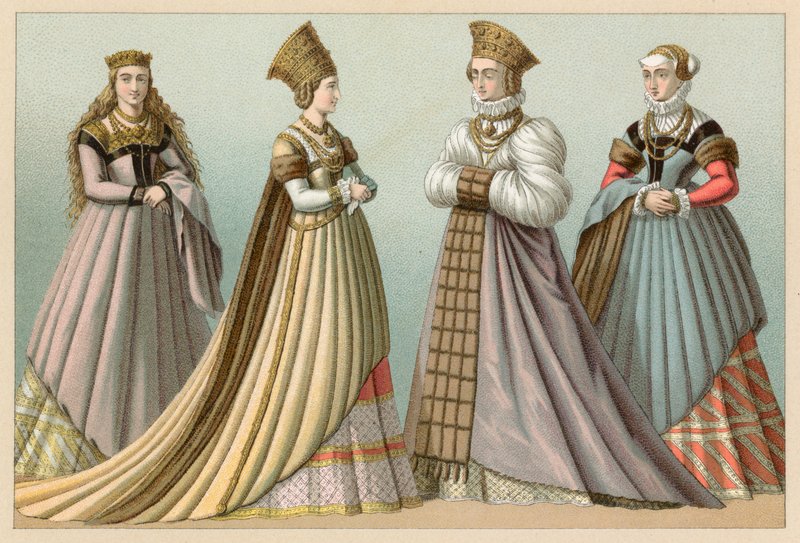 Europe XVIth Cent Costume by French School