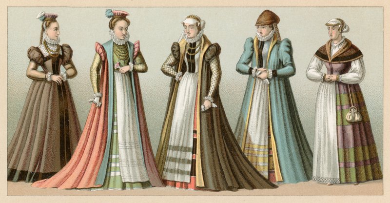 Europe XVIth Century Costume by French School