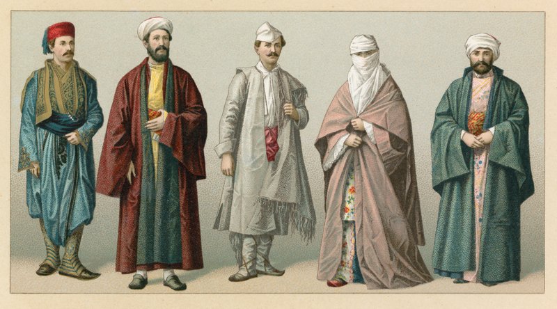 European Turkey Costume by French School