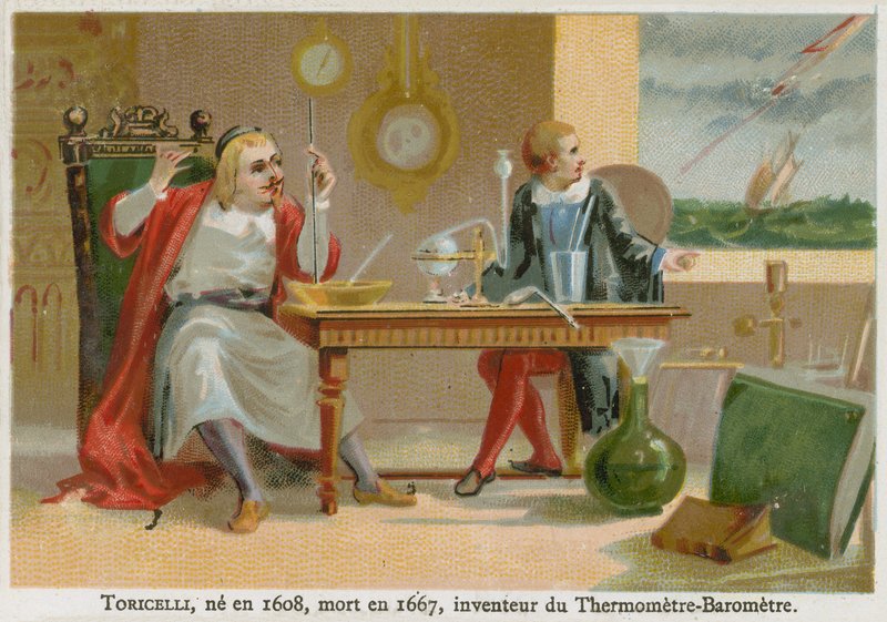 Evangelista Torricelli by French School