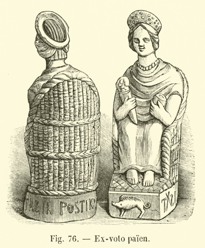 Pagan ex-voto by French School