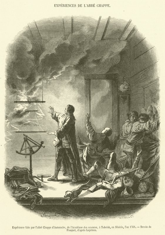 Experiment Conducted by Abbe Chappe d