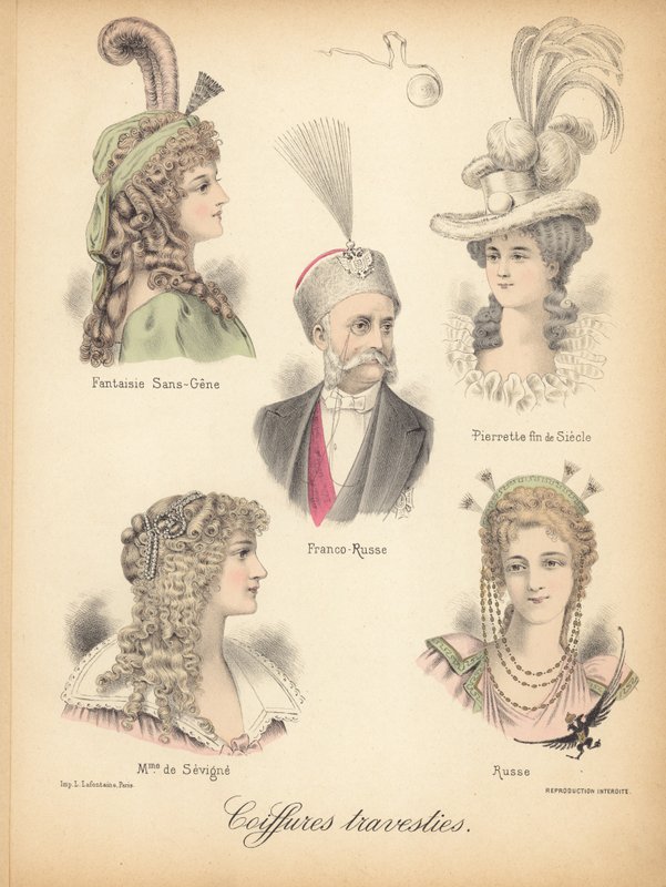 Extraordinary Hairstyles by French School