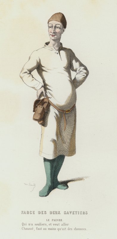 Farce of the Two Cobblers by French School