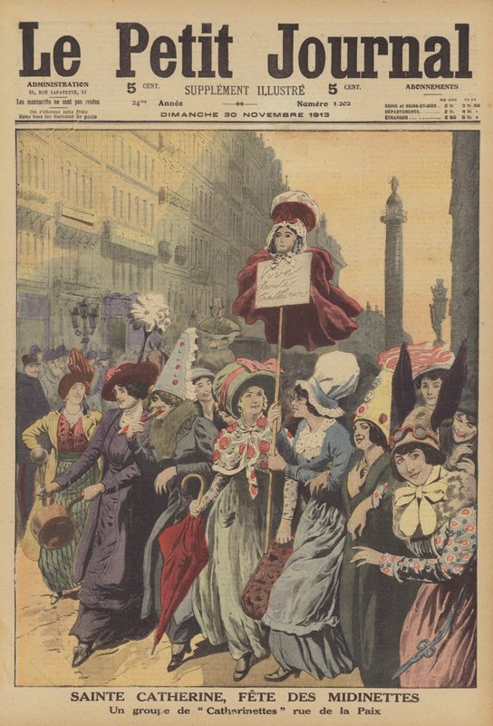 Feast of St Catherine, patron saint of clothing workers by French School