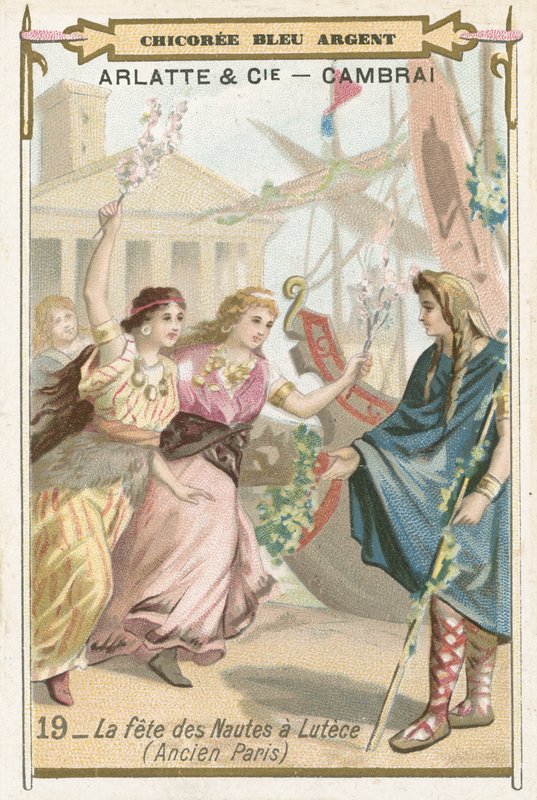 Festival of the Boatmen of Lutetia, Gaul by French School