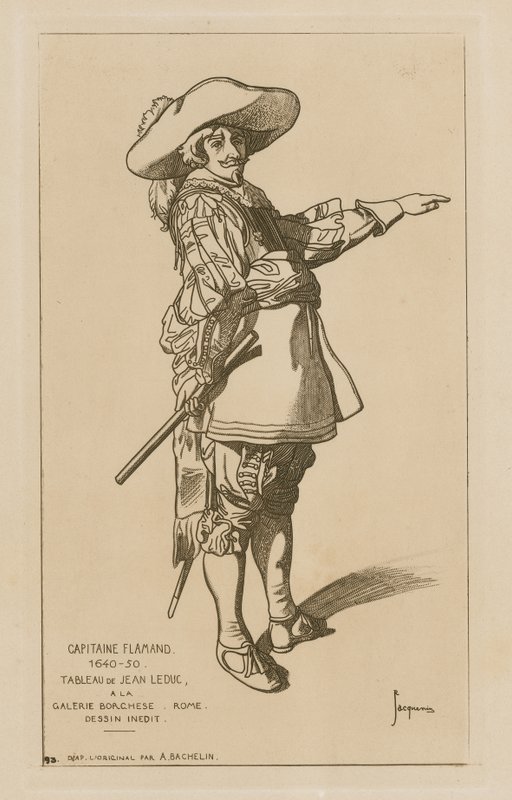Flemish Captain, 1640-50 by French School