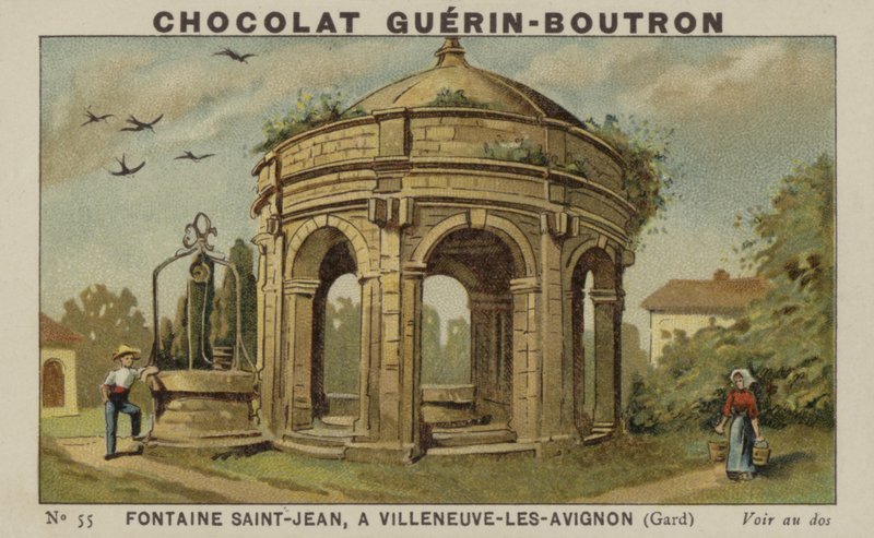 Saint-Jean Fountain, Villeneuve-les-Avignon, Gard by French School