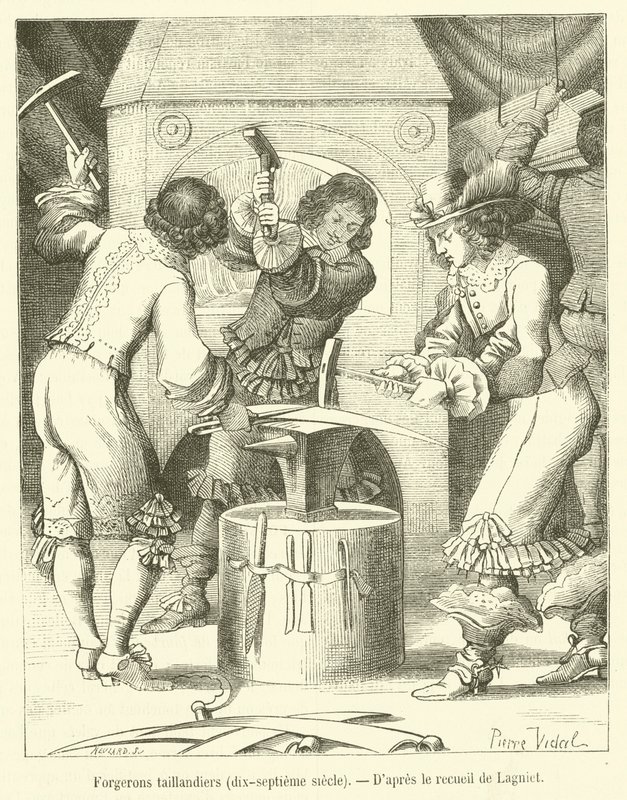 Blacksmiths, Seventeenth Century by French School