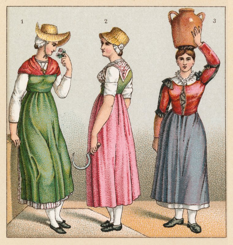 France 19th Century Costume by French School