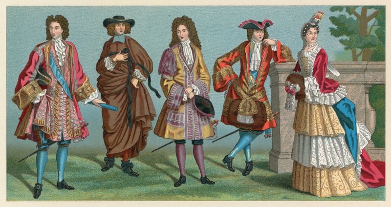 France XVII-XVIIIth Century Costume by French School