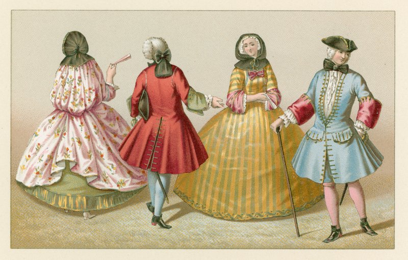 France XVIIIth Century Costume by French School