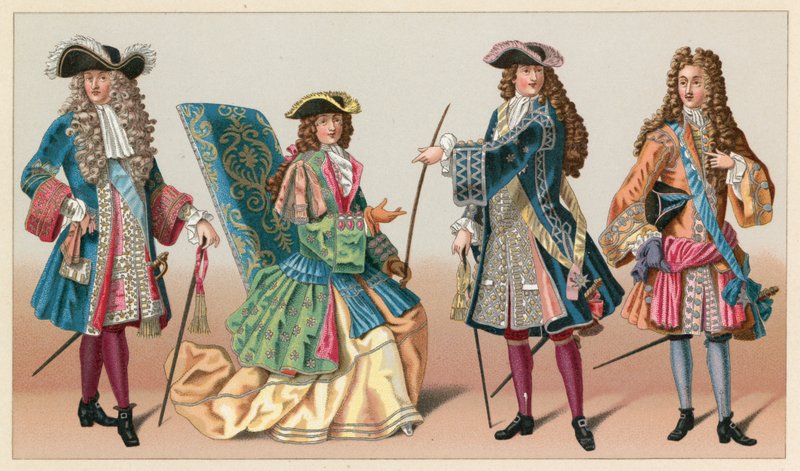 France XVIIth Cent Costume by French School