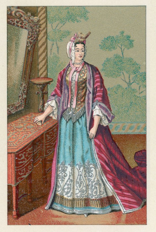 France XVIIth Cent Costume by French School