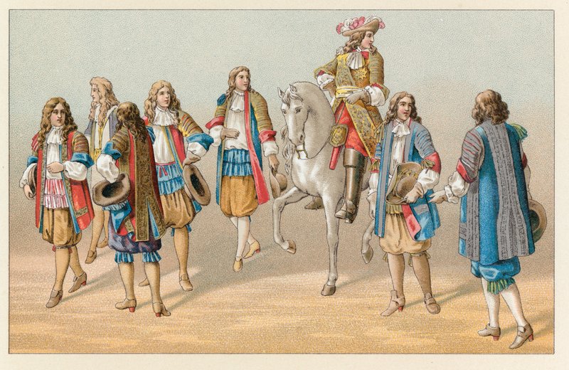 France XVIIth Cent Costume by French School