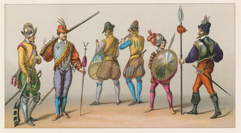 France XVIth Cent Costume by French School