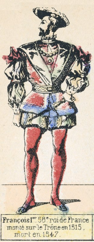 Francis I, 58th King of France, ascended the throne in 1515, died in 1547 by French School
