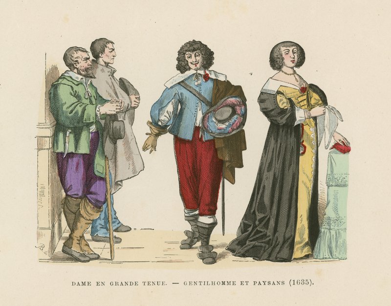 French costumes, 17th Century by French School