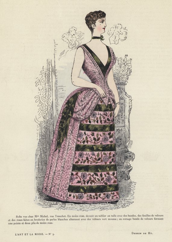 French fashion plate by French School