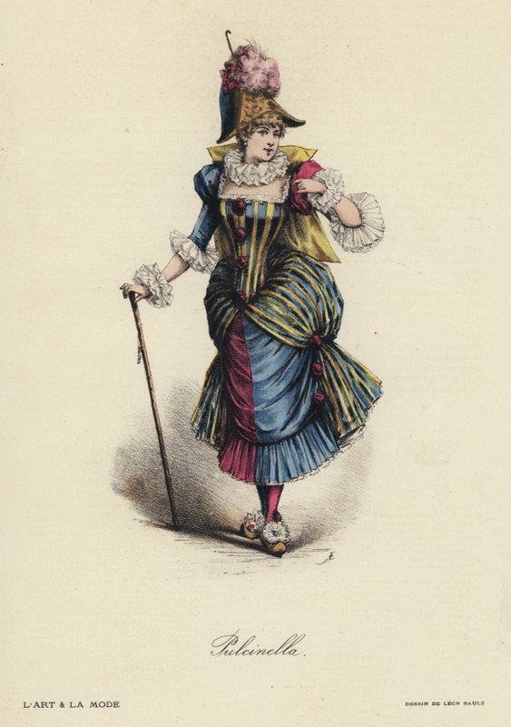 French fashion plate by French School