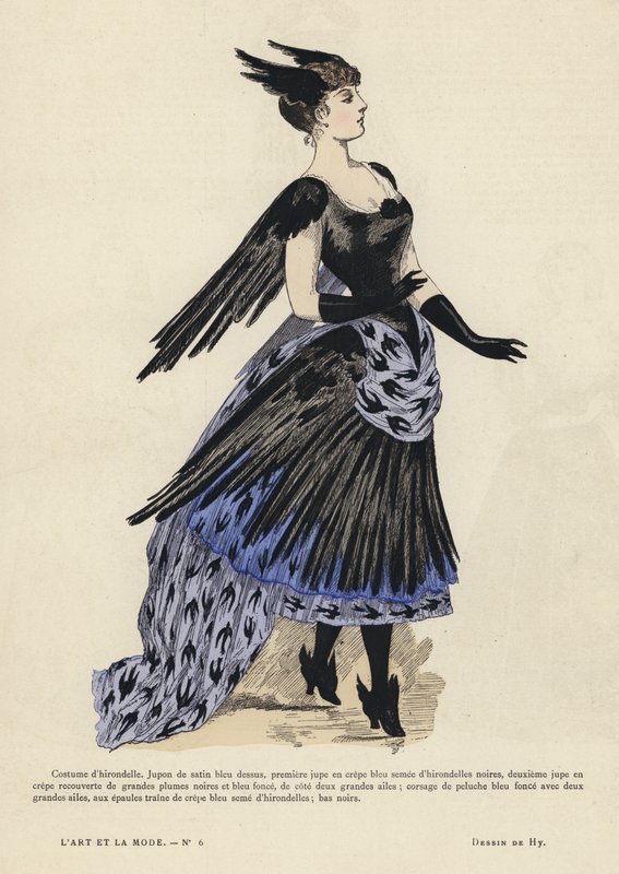 French fashion plate by French School