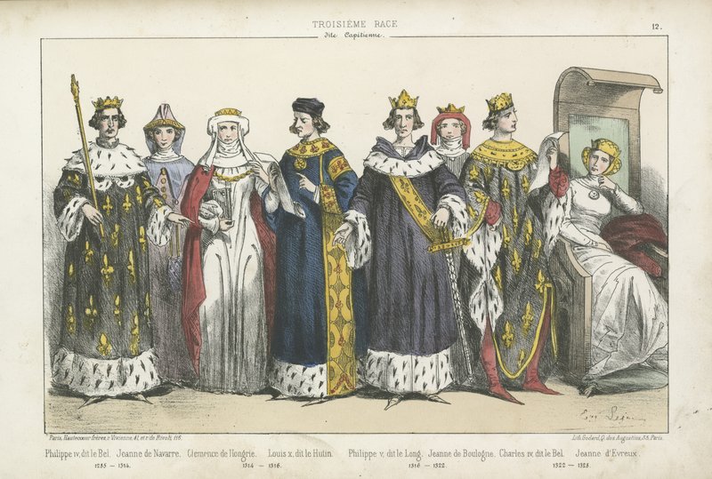 French Kings and Queens of the 13th and 14th Century by French School