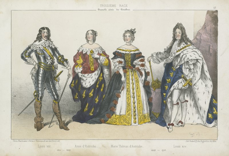 French Kings and Queens of the Elder Branch of the Bourbons by French School