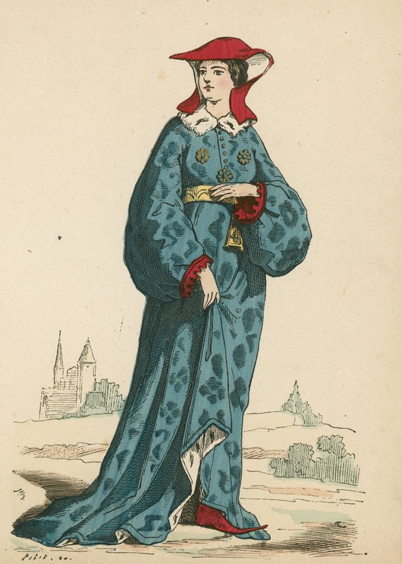French Noblewoman, 1395 by French School