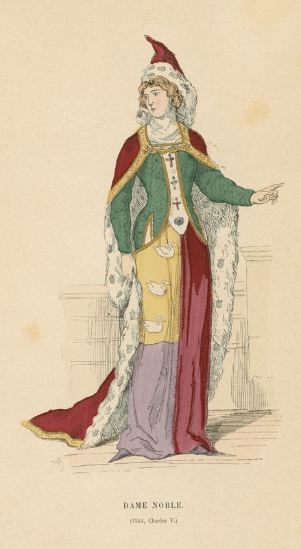 French Noblewoman of the Reign of Charles V, 1364 by French School