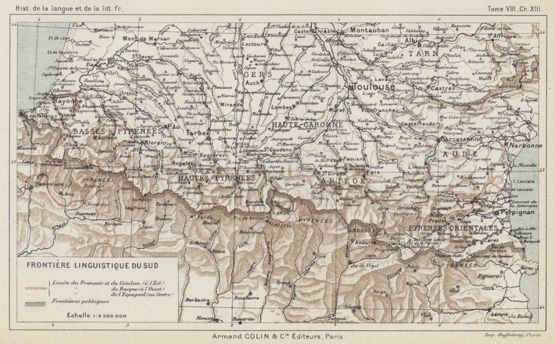 Southern Linguistic Border by French School