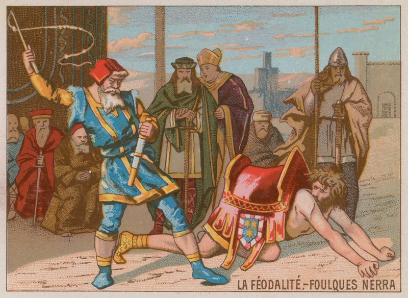 Fulk III as an example of feudalism by French School