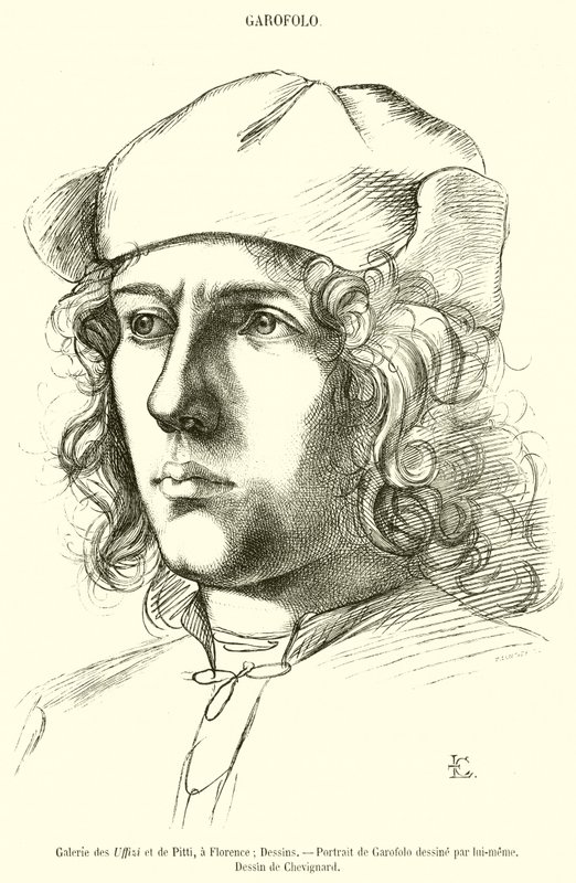 Uffizi and Pitti Gallery, in Florence (engraving) by French School