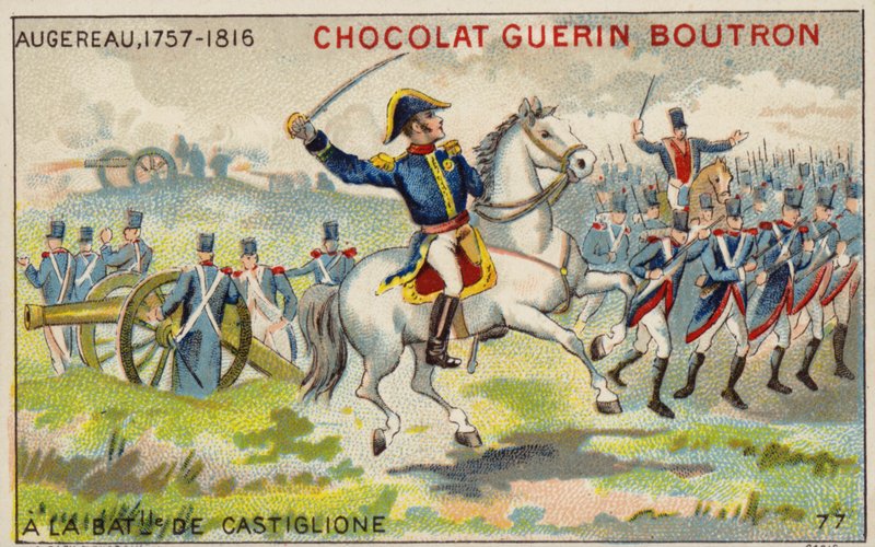 General Augereau at the Battle of Castiglione by French School