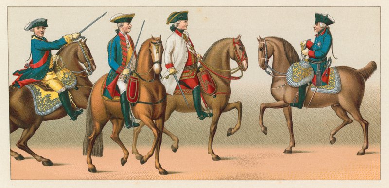 Germany XVIIIth Century Costume by French School