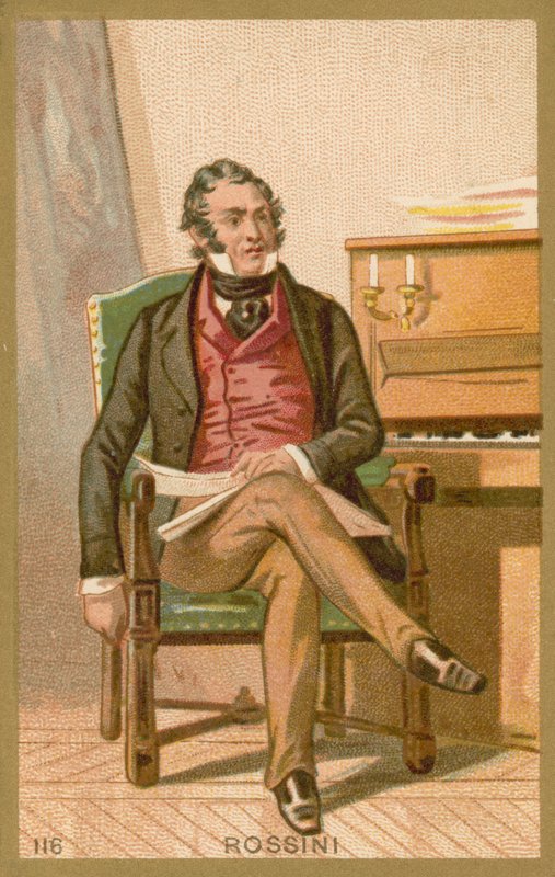 Gioachino Rossini by French School