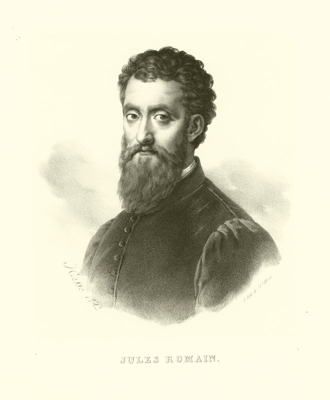 Giulio Romano, also known as Giulio Pippi, Portrait by French School