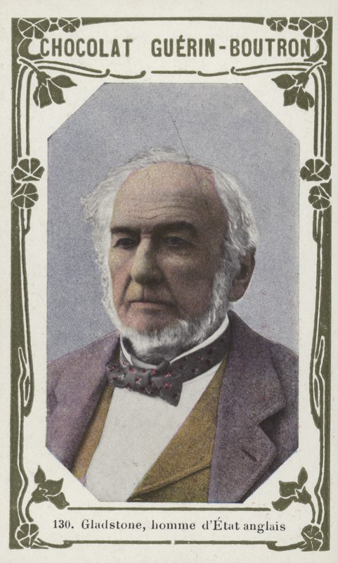 Statesman Gladstone by French School