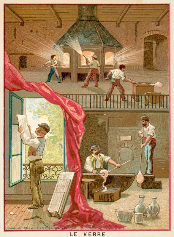 Glass by French School