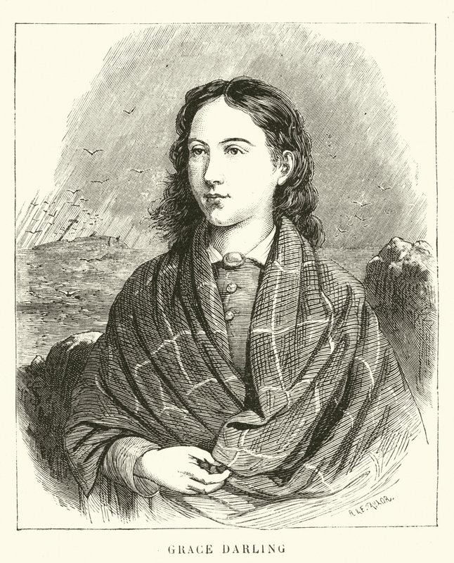 Grace Darling (engraving) by French School