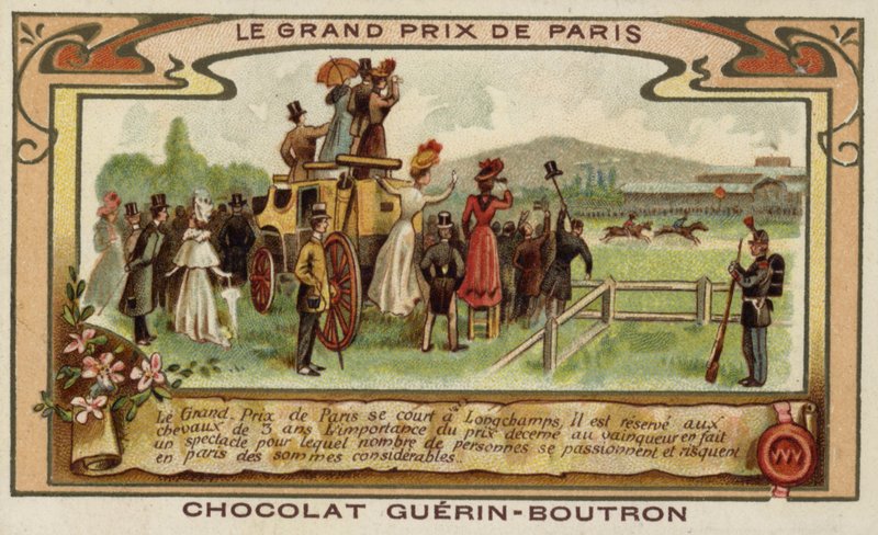 Grand Prix de Paris horse race, Longchamps by French School